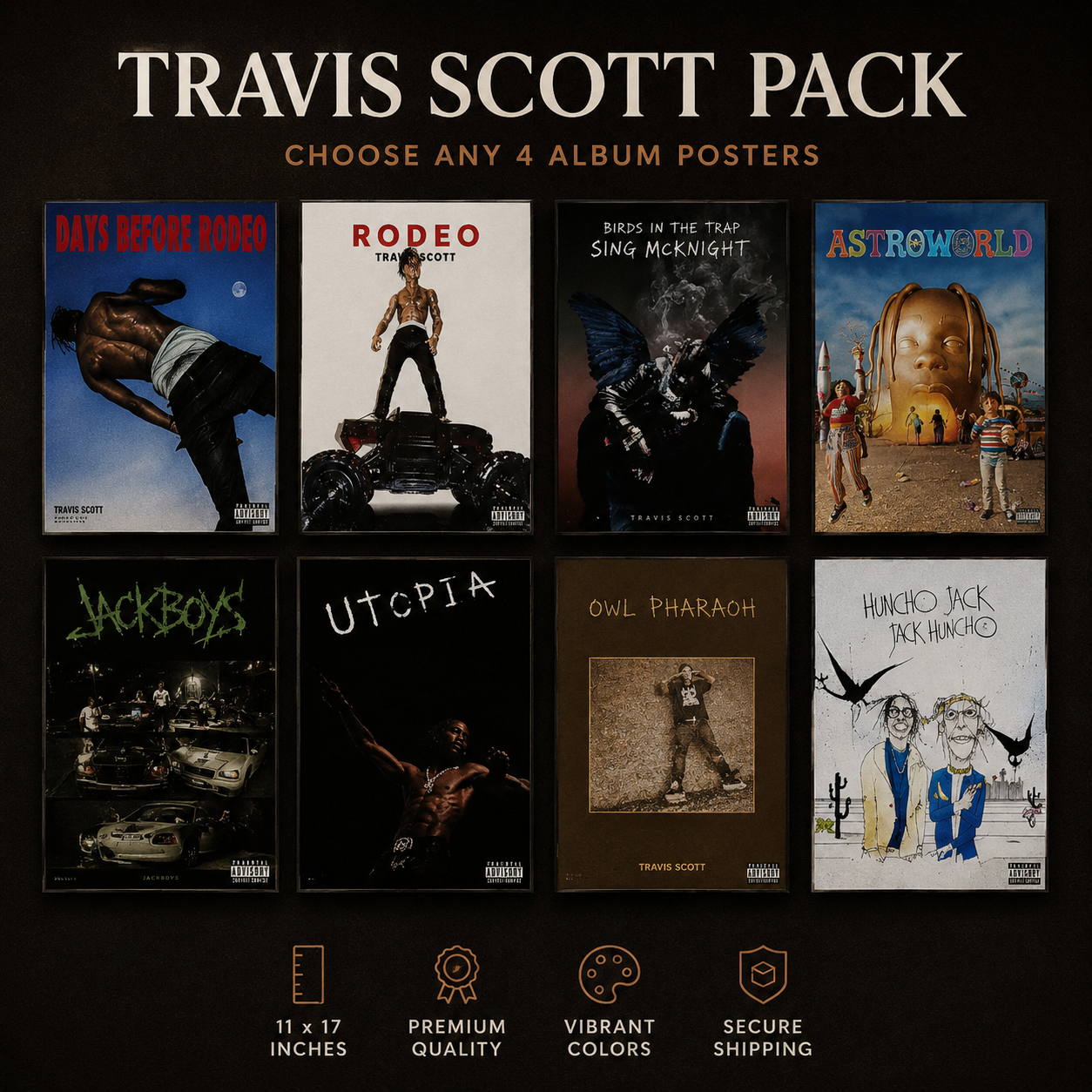 Travis Scott 4 Pack