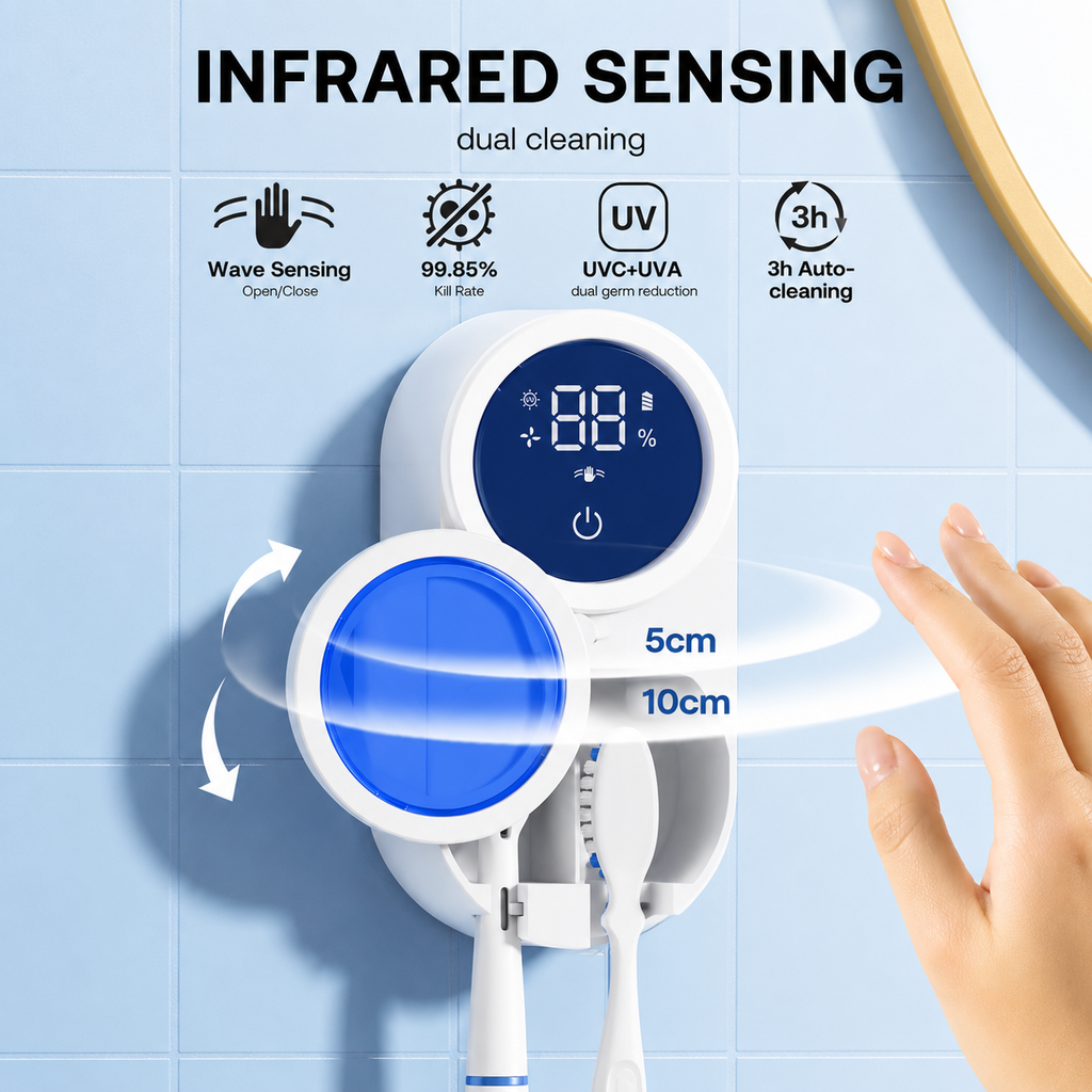 PureSmile UV Smart Toothbrush Sanitizer